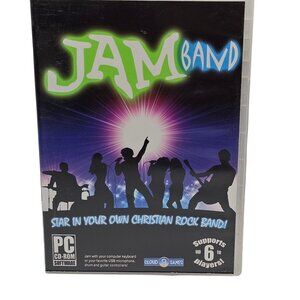 JAM Band Star in Your Own Christian Rock Band PC Video Game Disc Case Manual Inc